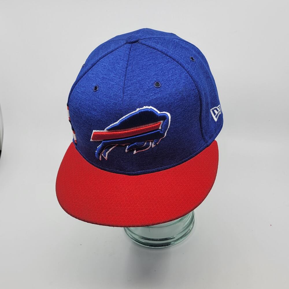 Buffalo Bills Hat Blue Red NFL Football Team Basic New Era 59Fifty Size 7 3/4